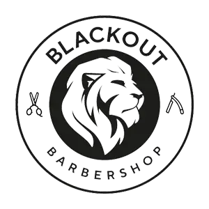 Логотип Blackout Barbershop